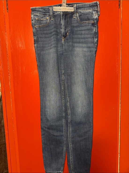 Hollister Denim - Hollister Women's Classic Dark Blue Skinny Jeans